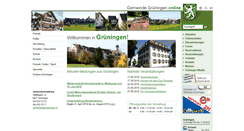 Desktop Screenshot of grueningen.ch